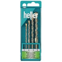 Beton-/Steinbohrersatz ISO5468 4-teilig ø 5 / 6 / 8 / 10 mm Beton-/Steinbohrersatz ISO5468 4-teilig ø 5 / 6 / 8 / 10 mm von Heller
