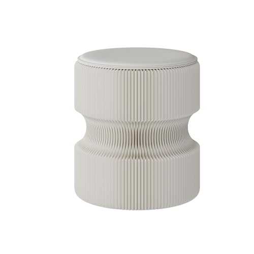 Klapppapierhocker mit PU-Kissen, 2-teiliges Set, Modernes Design Akkordeonstil tragbarer Fußhocker Ruhe Beistelltisch, 15,7 Zoll hoch, zusätzlicher Sitzplatz für Zuhause, Party, Büro, Ausstellung Klapppapierhocker mit PU-Kissen, 2-teiliges Set, Modernes Design Akkordeonstil tragbarer Fußhocker Ruhe Beistelltisch, 15,7 Zoll hoch, zusätzlicher Sitzplatz für Zuhause, Party, Büro, Ausstellung von HELLOPAPO