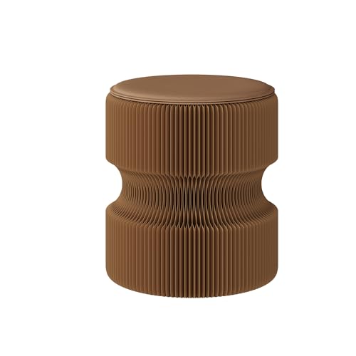 Klapppapierhocker mit PU-Kissen, 6-teiliges Set, Modernes Design Akkordeonstil tragbarer Fußhocker Ruhe Beistelltisch, 15,7 Zoll hoch, zusätzlicher Sitzplatz für Zuhause, Party, Büro, Ausstellung Klapppapierhocker mit PU-Kissen, 6-teiliges Set, Modernes Design Akkordeonstil tragbarer Fußhocker Ruhe Beistelltisch, 15,7 Zoll hoch, zusätzlicher Sitzplatz für Zuhause, Party, Büro, Ausstellung von HELLOPAPO