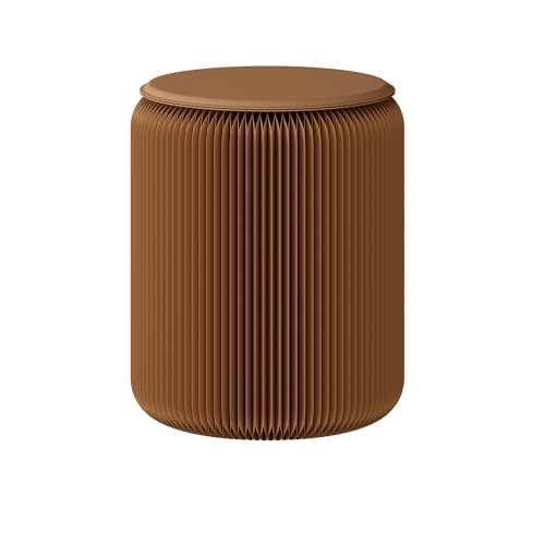 Klapppapierhocker mit PU-Kissen, 8-teiliges Set, Modernes Design Akkordeonstil tragbarer Fußhocker Ruhe Beistelltisch, 15,7 Zoll hoch, zusätzlicher Sitzplatz für Zuhause, Party, Büro, Ausstellung Klapppapierhocker mit PU-Kissen, 8-teiliges Set, Modernes Design Akkordeonstil tragbarer Fußhocker Ruhe Beistelltisch, 15,7 Zoll hoch, zusätzlicher Sitzplatz für Zuhause, Party, Büro, Ausstellung von HELLOPAPO