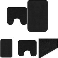 The Living Store Badematten-Set 2-tlg. Stoff Anthrazit - Badematten & Badteppiche - Anthrazit The Living Store Badematten-Set 2-tlg. Stoff Anthrazit - Badematten & Badteppiche - Anthrazit von HELLOSHOP26