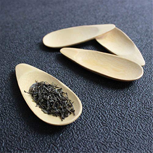HELLOYOUNG Niedliche Melonensamenform Tropfenförmige handgemachte Mini-Bambus-Teeschaufeln Kung-Fu-Teelöffel Schwarzer grüner Tee Schaufel Geschenk für Freunde 1PC HELLOYOUNG Niedliche Melonensamenform Tropfenförmige handgemachte Mini-Bambus-Teeschaufeln Kung-Fu-Teelöffel Schwarzer grüner Tee Schaufel Geschenk für Freunde 1PC von HELLOYOUNG