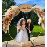 Hochzeitsgeschenk Makramee Puppen von HELLOworldSK