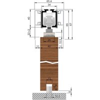 Helm - 140 Abdeckkappenpaar 65 x 65 mm, Edelstahl Eff., beidseitig Helm - 140 Abdeckkappenpaar 65 x 65 mm, Edelstahl Eff., beidseitig von HELM