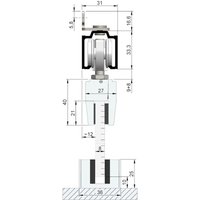 Helm - Abdeckkappenpaar 31 x 33,3 mm, EV1 eloxiert von HELM