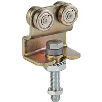Rollapparat HELM 586 zweipaarig mit Drehlager, Stahl verzinkt, gelb von HELM