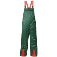 Feldtmann - 22772-54 Schnittschutzlatzhose fichte Größe 54 grün/rot von FELDTMANN