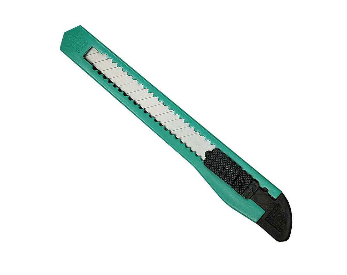 HELO24 Cuttermesser Teppichmesser Paketmesser Grün 120 Stück 8mm, (120-tlg) von HELO24