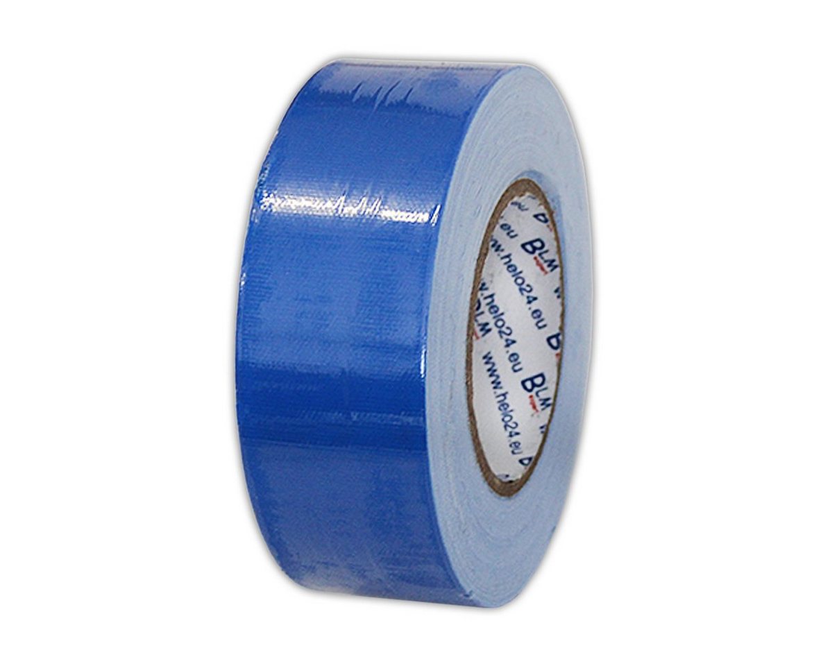 HELO24 Klebeband Panzerband Gewebeband Panzertape Paketband Gaffa 12x Blau (12-St) von HELO24