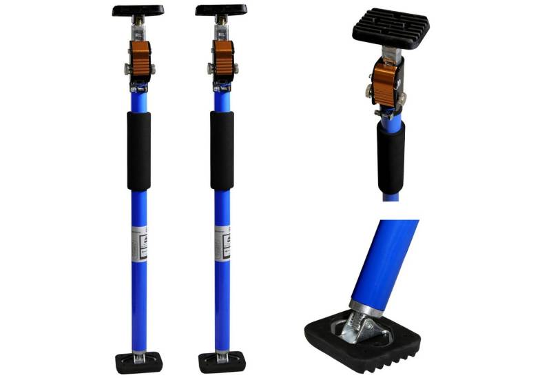 HELO24 Montageklemme Sperrstange Ladungssicherung 101-175cm Stahl 60 kg verstellbar S2 2x von HELO24