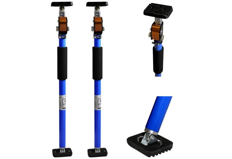 HELO24 Montageklemme Sperrstange Ladungssicherung 65-115cm Stütze 60 kg verstellbar S1 2x von HELO24