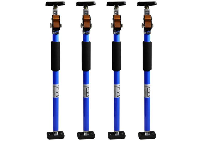 HELO24 Montageklemme Sperrstange Ladungssicherung 65-115cm Stütze 60 kg verstellbar S1 4x von HELO24