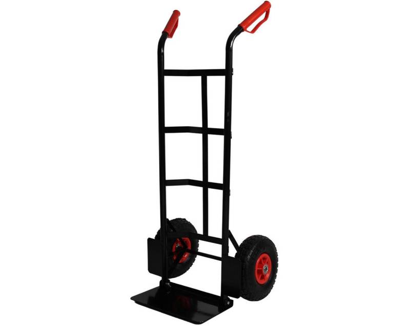 HELO24 Sackkarre klappbar Transportkarre Stapelkarre Karre Transport 200 kg Schwarz von HELO24