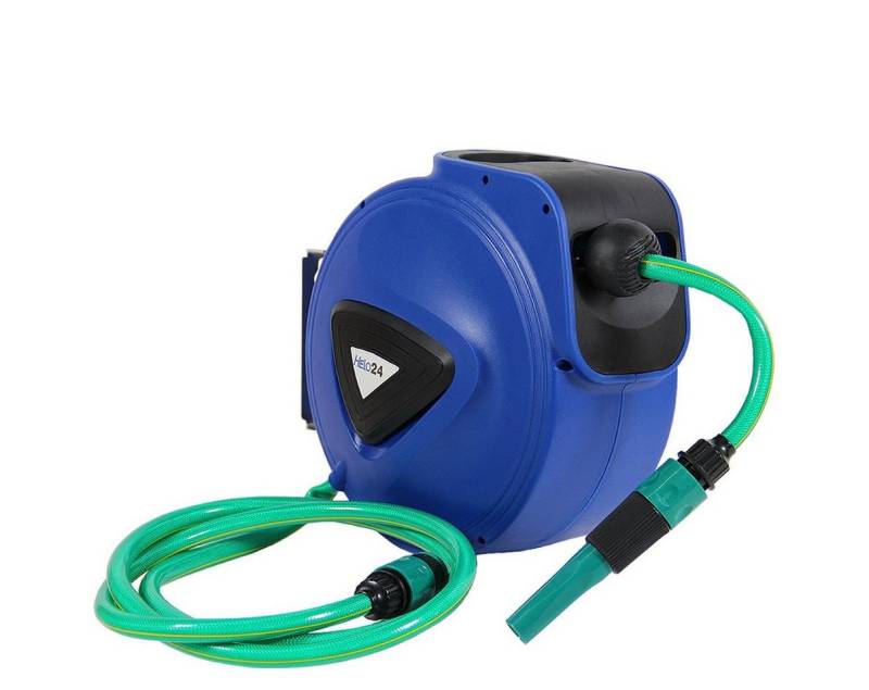 HELO24 Schlauchtrommel Wasserschlauchtrommel 20m blau HELO24 Schlauchtrommel Wasserschlauchtrommel 20m blau von HELO24