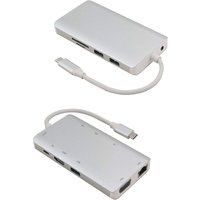 Helos Dockingstation, USB 3.1 Type-C St./HDMI/VGA/USB/LAN/AUDIO/SD, PREMIUM Helos Dockingstation, USB 3.1 Type-C St./HDMI/VGA/USB/LAN/AUDIO/SD, PREMIUM von HELOS