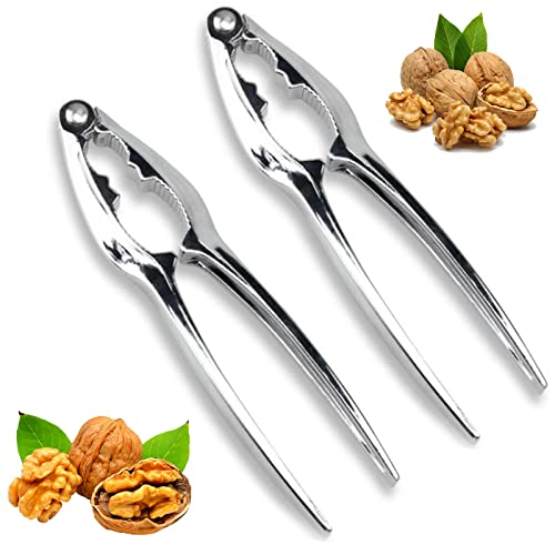 HELOVGE Nussknacker, 2 Stück Nutcracker, Walnussknacker, Haselnussknacker, Edelstahl Walnussknacker,Nussknacker Walnüsse, für Meeresfrüchte Shell Haselnuss Walnuss, Nüsse. HELOVGE Nussknacker, 2 Stück Nutcracker, Walnussknacker, Haselnussknacker, Edelstahl Walnussknacker,Nussknacker Walnüsse, für Meeresfrüchte Shell Haselnuss Walnuss, Nüsse. von HELOVGE