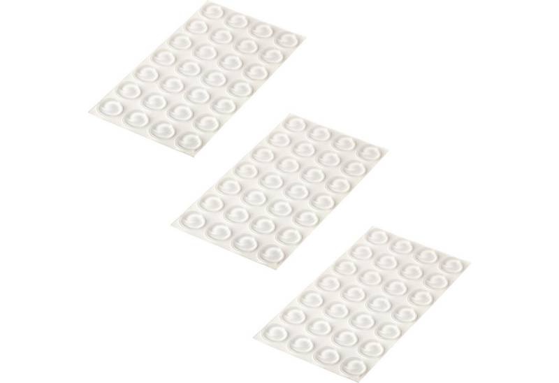 HELPMATE Anti-Rutsch-Pad selbstklebend 84 Stück – 12x3,2 mm transparent von HELPMATE