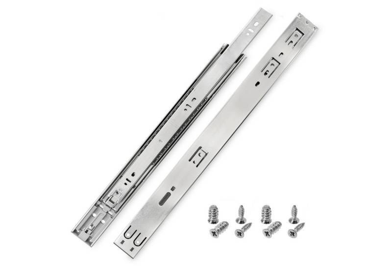HELPMATE Auszug Push-to-open Vollauszug 500 mm - 1 Paar verzinkt von HELPMATE
