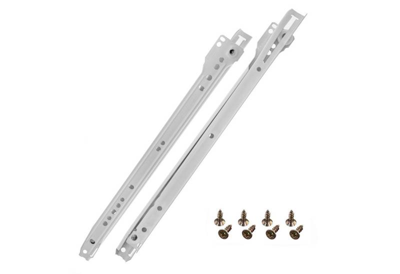 HELPMATE Auszug Teilauszug 350 mm - 1 Paar Schubladenschiene in weiß von HELPMATE
