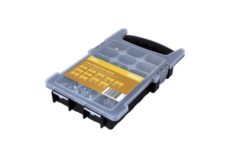 HELPMATE Schrauben-Set HELPMATE Sortimentskasten 470x - Hakenschrauben Set mit Universalschr von HELPMATE