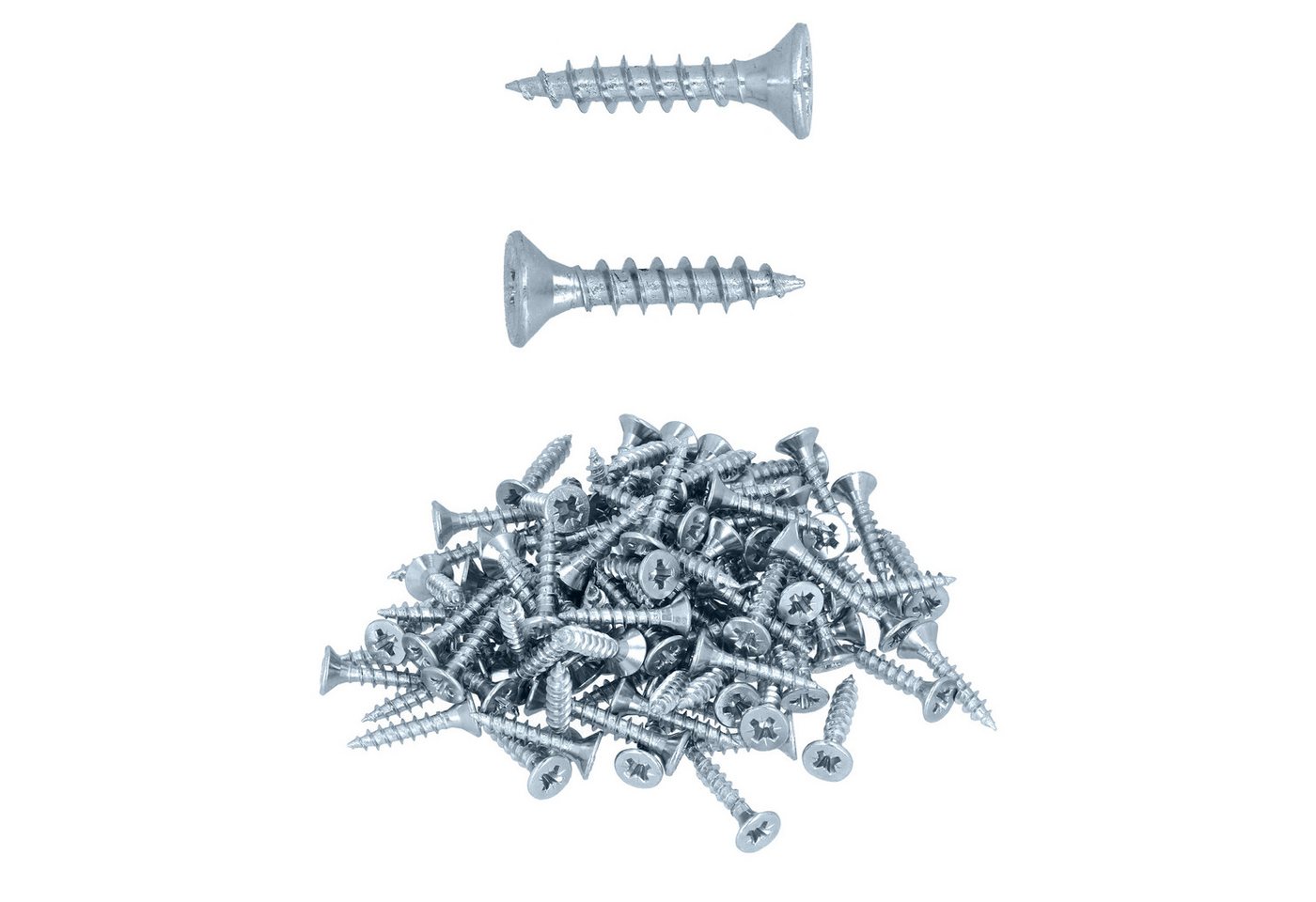 HELPMATE Senkschraube 4,0x20 mm verzinkt, 100 Stück - PZ2 und Vollgewinde HELPMATE Senkschraube 4,0x20 mm verzinkt, 100 Stück - PZ2 und Vollgewinde von HELPMATE