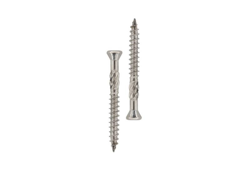 HELPMATE Terrassenschraube 5x50 mm Edelstahl A2 500 Stück - inkl. T25 Bits von HELPMATE