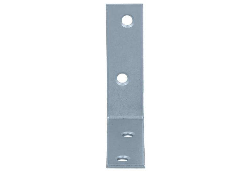 HELPMATE Winkelverbinder 24 Stück 60x60x18 mm - galvanisch verzinkt und blau passiviert, (24-St) von HELPMATE