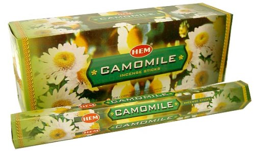 Camomile - Box of Six 20 Stick Tubes, 120 Sticks Total - HEM Incense (japan import) von HEM
