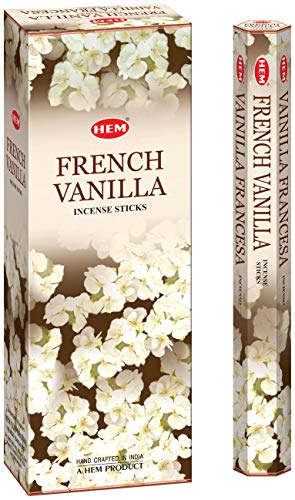 French Vanilla – 120 Sticks Box – HEM Räucherstäbchen von HEM