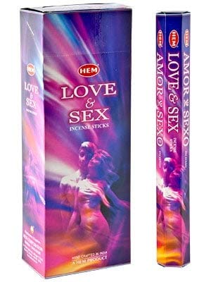 HEM Liebe & Sex Räucherstäbchen 6 Packung von HEM