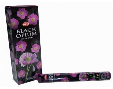 HEM 0918581 Black Opium Incense Sticks-Six Packs by von HEM