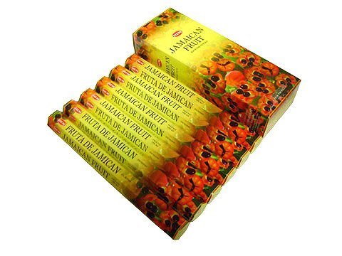 Jamaican Fruit - Box of Six 20 Stick Tubes, 120 Sticks Total - HEM Incense by HEM 6 Pack 20 Stick von HEM