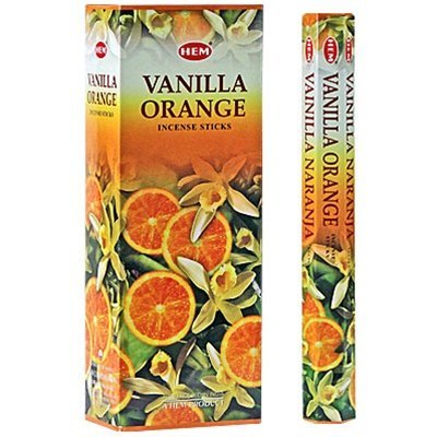 Räucherstäbchen Vanille Orange Marke HEM 6 Packungen von HEM