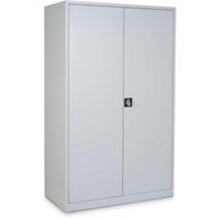 CEHA Flügeltürenschrank HF-ST, 5 OH, HxBxT 1.950 x 920 x 500 mm, verzinkte Fachböden, lichtgrau von CEHA