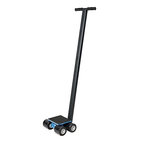 HEMMDAL Transportfahrwerk | 3.000 kg Tragkraft | HxBxT 105 x 185 x 255 mm| lenkbar | 4 Rollen mit Nylon-Bereifung | Transportwagen | Schwerlastroller | Transport-Rollwagen von HEMMDAL
