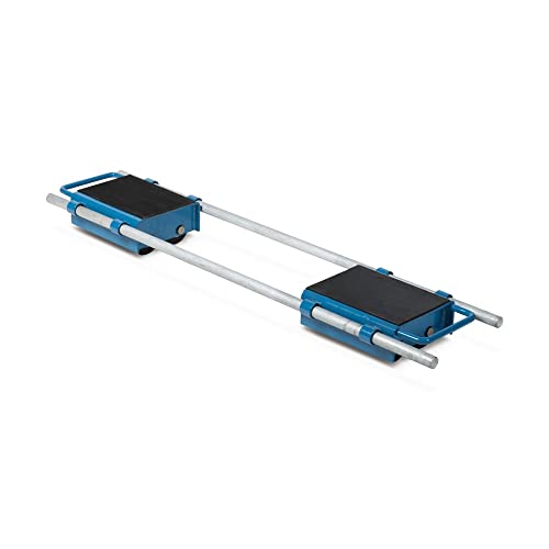 HEMMDAL Transportfahrwerk | 6.000 kg Tragkraft | HxBxT 115 x 320 x 270 mm | 8 Rollen mit Nylon-Bereifung | Transportwagen | Schwerlastroller | Transport-Rollwagen von HEMMDAL