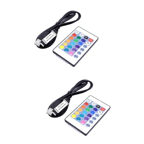 HEMOTON 4 Stück plastiktisch plastic tv backlight Tasten plasure plastikenten backlight für tv tv-hintergrundbeleuchtung caakg LED-Controller RGB-Controller Infrarot Regler LED-Leiste von HEMOTON