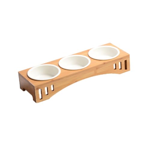 Erhöhter Haustier Esstisch Rutsch Schalen Ergonomischer Futterstation für Katzen für Haustiere Rückenproblemen Erhöhter Haustier Esstisch Rutsch Schalen Ergonomischer Futterstation für Katzen für Haustiere Rückenproblemen von HEMOTON