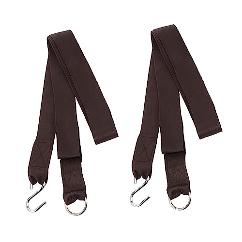 HEMOTON 1 Satz Hängematten Gurte Nylon Mit S Haken Robust Installieren Für Hängematten Und Schaukeln Im Freien 4 Stück von HEMOTON