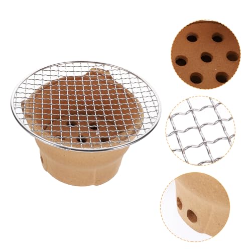 HEMOTON 1 Satz Mini Holzkohlegrill Set Tragbarer Bbq Herd für Camping und Gartenaktivitäten Grillnetz Vielseitig als Koch und Heizgerät Nutzbar Zufällige Farbe Zufällige Farbe HEMOTON 1 Satz Mini Holzkohlegrill Set Tragbarer Bbq Herd für Camping und Gartenaktivitäten Grillnetz Vielseitig als Koch und Heizgerät Nutzbar Zufällige Farbe Zufällige Farbe von HEMOTON