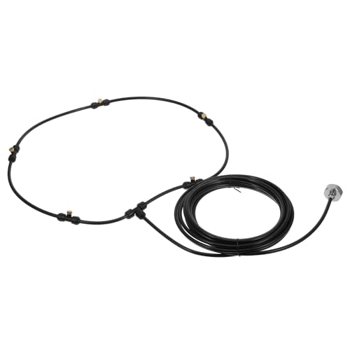 HEMOTON 1 Satz Mister Kühlung System Terrassenvernebler Fans, Herr muss sprühventilator Entspannungsventilator-Vernebelungsset Lüfter Nebel Hühnerkäfige für draussen Herr Fan Messing Black von HEMOTON
