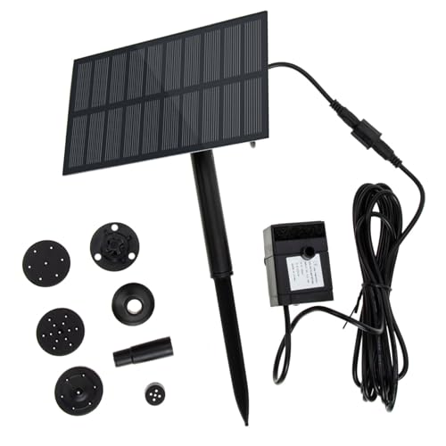 HEMOTON 1 Satz Solarbrunnen Solar-Wasserbrunnenpumpen Wasserpumpe Solarpumpe für Vogeltränke solarbetriebener Brunnen im Freien Solarbetriebener Gartenbrunnen Abs Black HEMOTON 1 Satz Solarbrunnen Solar-Wasserbrunnenpumpen Wasserpumpe Solarpumpe für Vogeltränke solarbetriebener Brunnen im Freien Solarbetriebener Gartenbrunnen Abs Black von HEMOTON