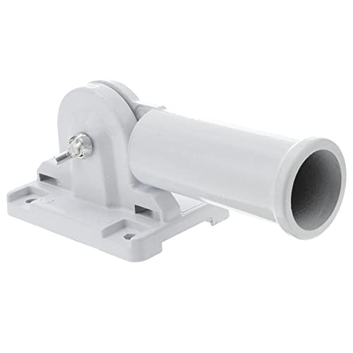 HEMOTON 1 Stück Aluminiumlegierung Wandhalterung für Fahnenmast Verstellbarer Flaggenständer und Langlebig für Außenanwendungen Geeignet für Terrassen und Zäune Einfache Installation von HEMOTON
