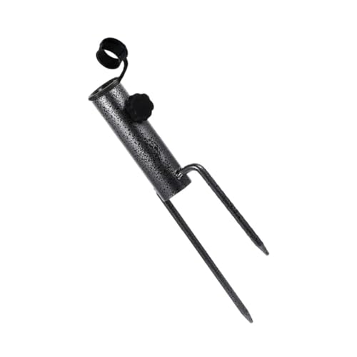 HEMOTON 1 Stück Erdspieß mit Verstellbarem Schraubverschluss Stabiler Halter für Garten und Balkon Sonnenschirme für Gras Erde von HEMOTON