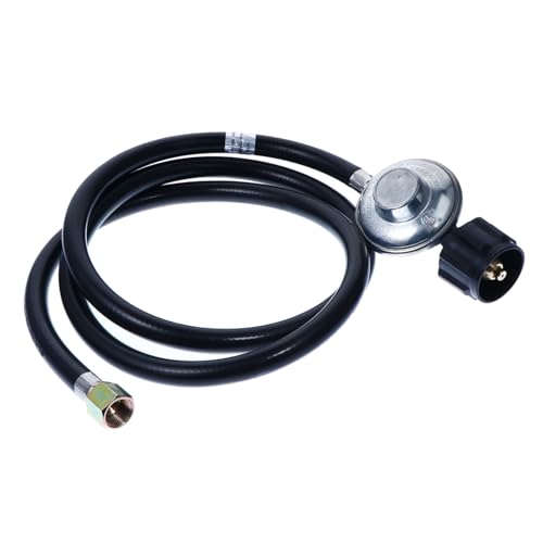 HEMOTON 1.5M Propangasregleradapter mit Schlauch Niederdruckventile für BBQ Öfen Heizgeräte und Gasöfen zu Installieren Sichere Verbindung für Appliances von HEMOTON