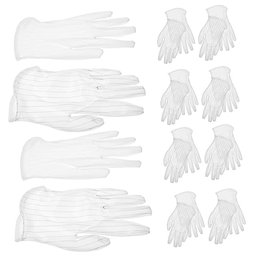 HEMOTON 10 Paar Etikette-handschuhe Uhren-inspektionshandschuhe Atmungsaktiv Feuchtigkeitshandschuhe Für Die Hände HEMOTON 10 Paar Etikette-handschuhe Uhren-inspektionshandschuhe Atmungsaktiv Feuchtigkeitshandschuhe Für Die Hände von HEMOTON