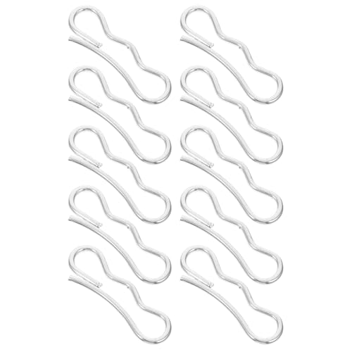 HEMOTON 10 Stück Metall Splinte für Schneefräsen und Rasenmäher Hochbelastbare Verbindungselemente Einsetzbar Sicherer Halt für Achsen und Anhängerstifte Einfache Handhabung und HEMOTON 10 Stück Metall Splinte für Schneefräsen und Rasenmäher Hochbelastbare Verbindungselemente Einsetzbar Sicherer Halt für Achsen und Anhängerstifte Einfache Handhabung und von HEMOTON