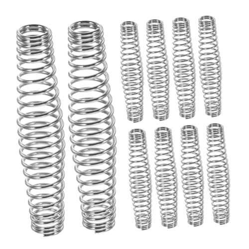 HEMOTON 10 Stück Teiliges Edelstahl Gartenscherenfeder Ersatzfeder für Bypass Gartenschere Langlebig Ergonomisch Leicht Passend für Verschiedene Heckenscheren Handermüdung bei Langem von HEMOTON