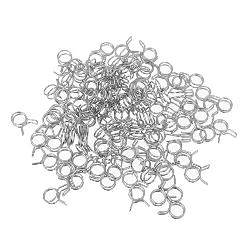 HEMOTON 100 Stück Doppelte Schlauchschellen Federschlauchschelle Klemme Für Wasser Ö Bewässerung Entfernung Gartenschlauch Schellen Für Gartenschläuche Drahtklemmen Rostfreier Stahl Silver HEMOTON 100 Stück Doppelte Schlauchschellen Federschlauchschelle Klemme Für Wasser Ö Bewässerung Entfernung Gartenschlauch Schellen Für Gartenschläuche Drahtklemmen Rostfreier Stahl Silver von HEMOTON