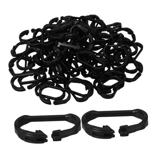 HEMOTON 100 Stück Pom Kunststoff Karabinerhaken Leicht und Robust Multifunktionale Outdoor Camping Haken für Zeltplane Gewächshaus Vielseitige Befestigung HEMOTON 100 Stück Pom Kunststoff Karabinerhaken Leicht und Robust Multifunktionale Outdoor Camping Haken für Zeltplane Gewächshaus Vielseitige Befestigung von HEMOTON